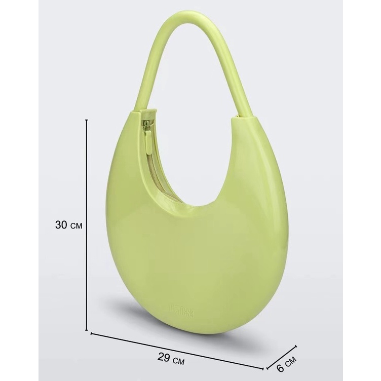 Túi Đeo Dưới Cánh Tay Mặt Trăng Thạch melissa club 2023 melissa Thạch Bán Nguyệt Phong