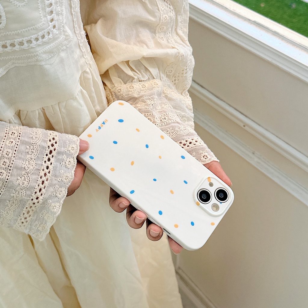 Ốp Điện Thoại TPU Silicon Chống Sốc Họa Tiết Bông Hoa Nhỏ Xinh Cho iPhone 13 12 11 Pro Max 14 Plus