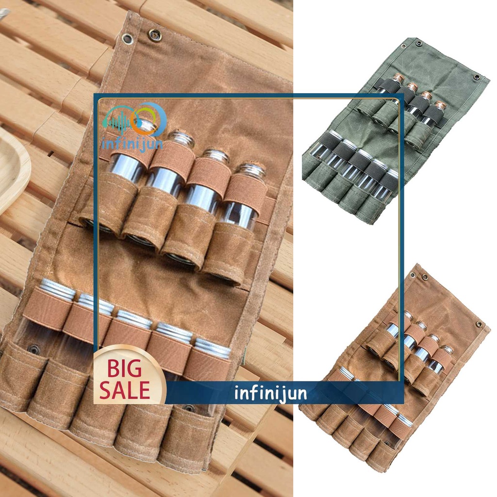 Túi Đựng Gia Vị 9 Ngăn Tiện Lợi Cho Nhà Bếp