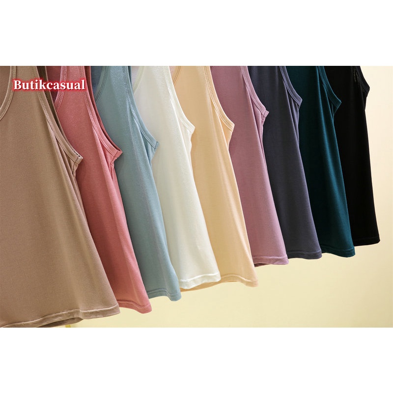 Áo Thun cotton Mỏng Sát Nách Cổ Tròn Dáng Rộng Thời Trang Mùa Hè Hàng Mới 2023 Dành Cho Bạn Nữ