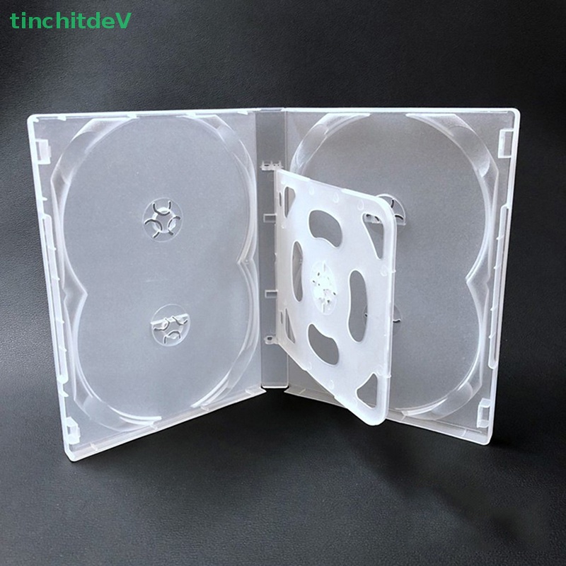 Hộp Đựng Đĩa CD Bằng Nhựa PP Trong Suốt Dung Tích 4-8 Đĩa