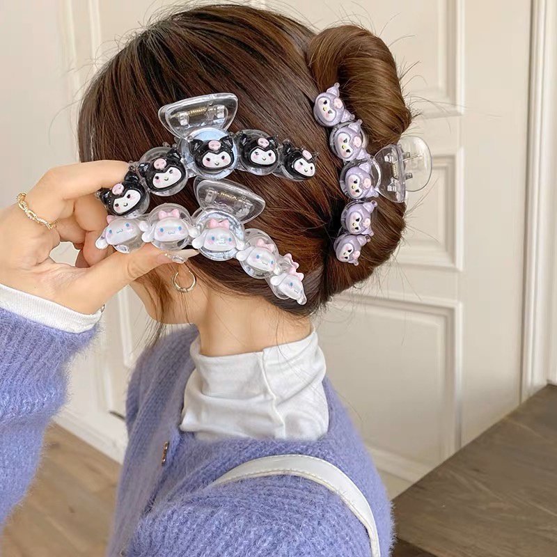 Kẹp Tóc Cá Mập Lớn Dễ Thương Thời Trang Mùa Hè Cho Nữ