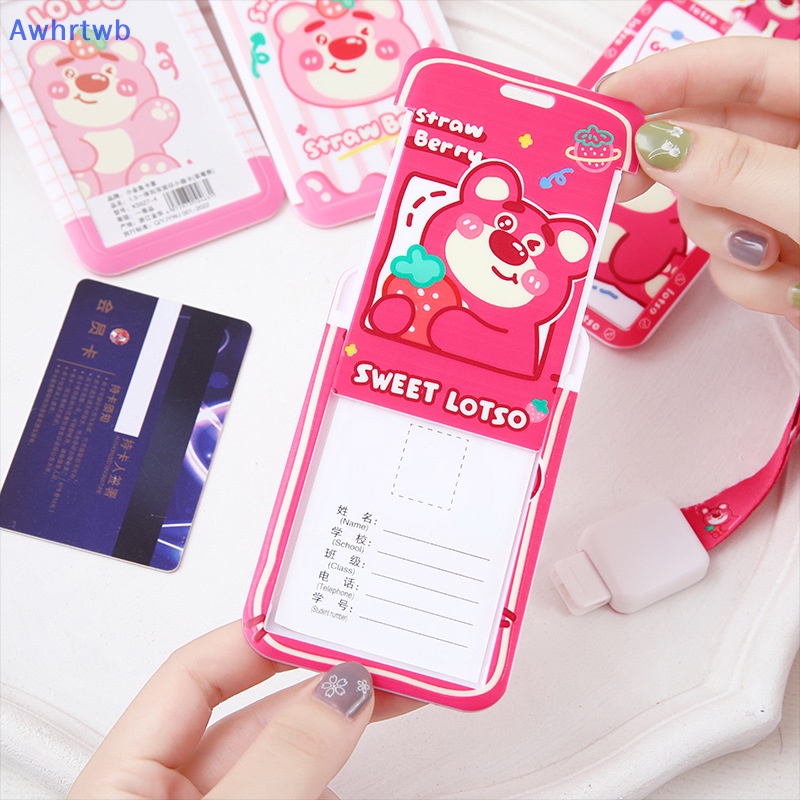 Awhrtwb Túi Đựng Thẻ Id / Thẻ Id / Móc Khóa Họa Tiết Hoạt Hình Kuromi Purin / Cún Melody Dễ Thương Cho Học Sinh Mới