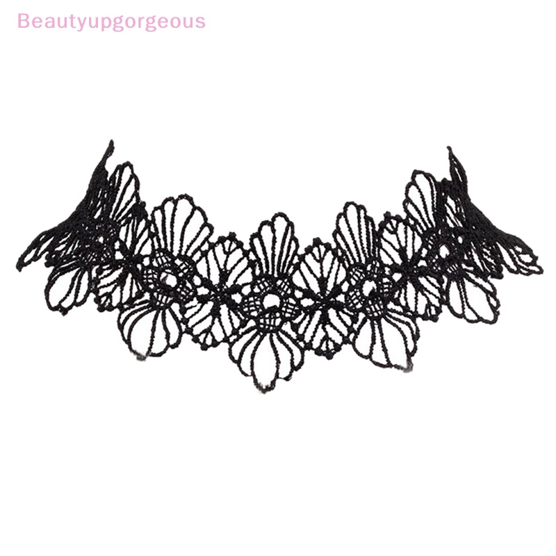 Vòng Cổ Choker Ren Màu Đen Phong Cách Cổ Điển