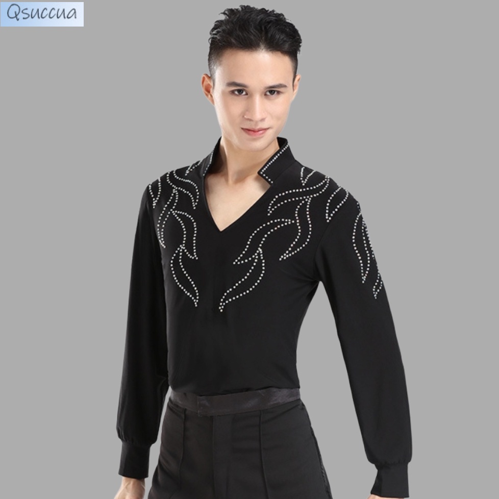 Trang Phục Khiêu Vũ Latin Tay Dài Cổ Chữ V Thời Trang Dành Cho Người Lớn