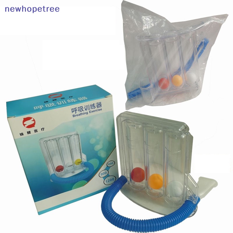 Bộ Dụng Cụ Luyện Tập Thở Gồm 3 Quả Bóng Kèm Túi Đựng