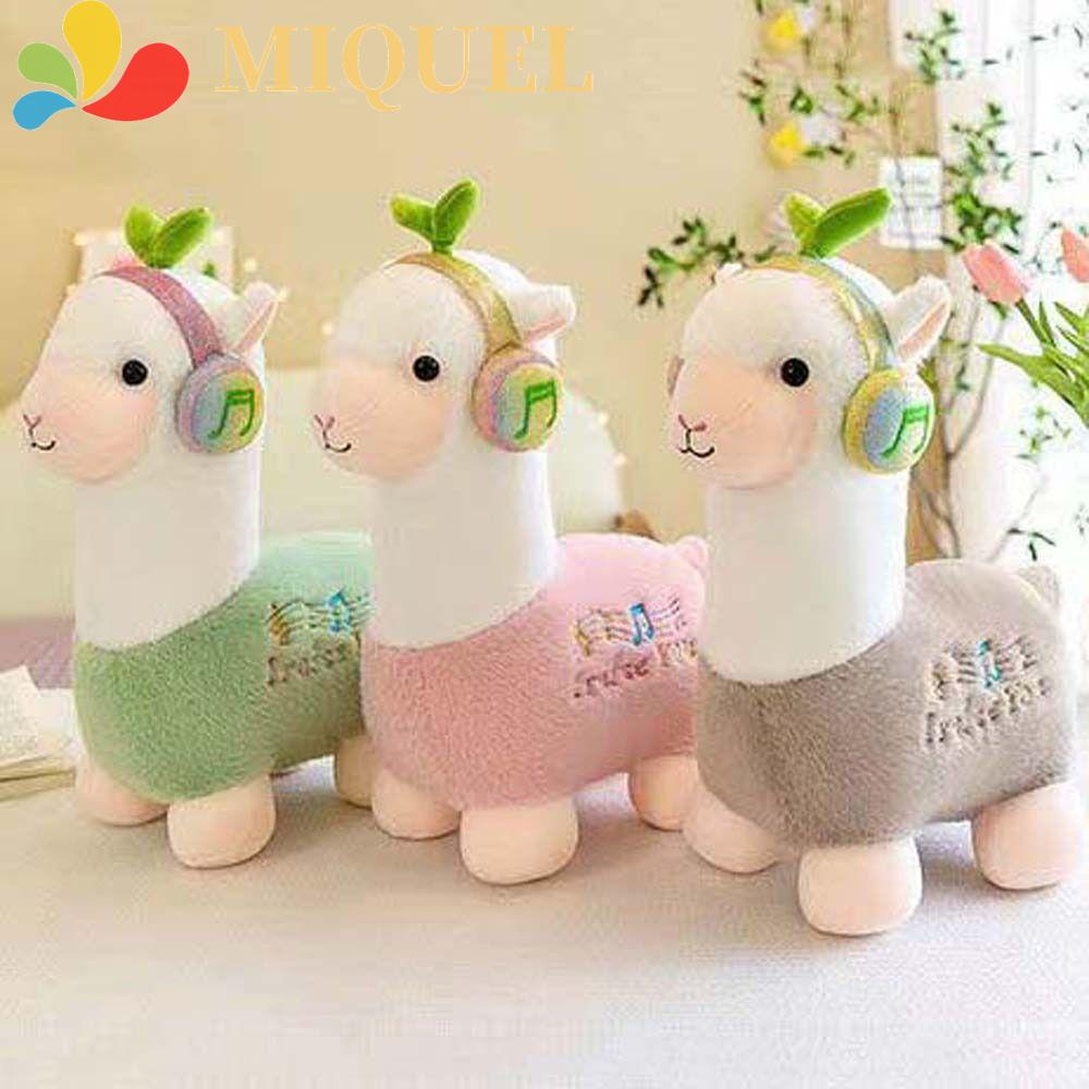 Đồ chơi nhồi bông Hình Lạc Đà Alpaca Hoạt Hình Trang Trí Nhà Cửa