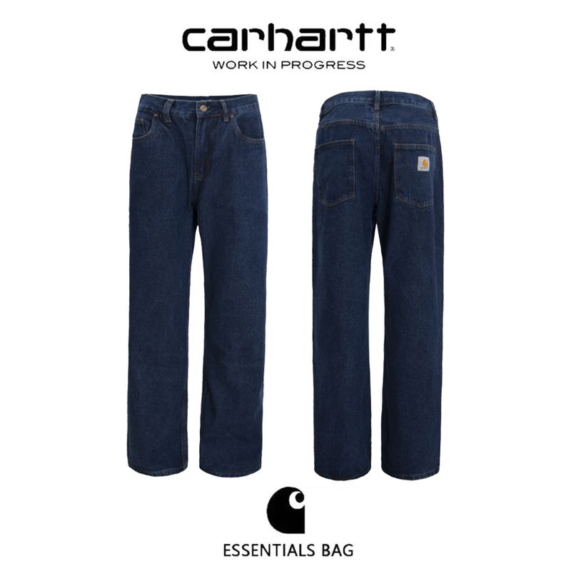 CARHARTT Quần Jean Dài Dáng Suông Kiểu Vintage Mỹ Cá Tính Cho Nam Và Nữ