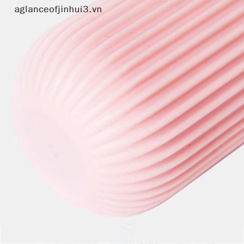 ~ Afhvn ~ Hộp Đựng Bàn Chải Đánh Răng / Cốc Đánh Răng Di Động Cho Phòng Tắm