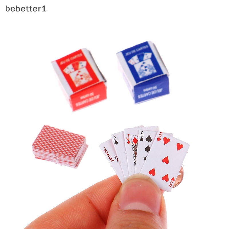 Bộ Bài Poker Mini Dễ Thương 1: 12 Cho Nhà Búp Bê