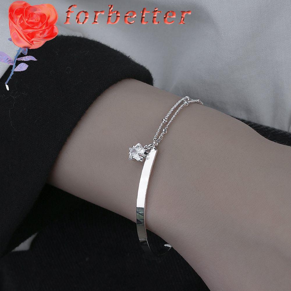 Vòng Đeo Tay Bằng Đồng Tùy Chỉnh Tinh Tế Thời Trang Cho Nữ