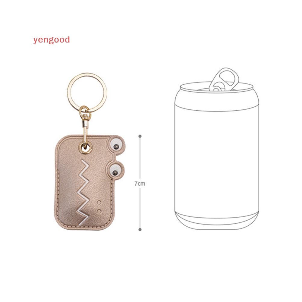 Móc Khóa Bằng Da Họa Tiết Hoạt Hình Đáng Yêu