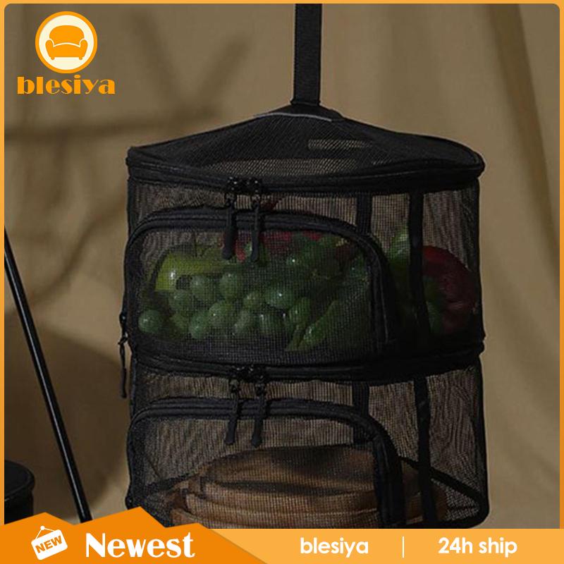 Túi Lưới Treo Phơi Đồ 2 Tầng Tiện Dụng