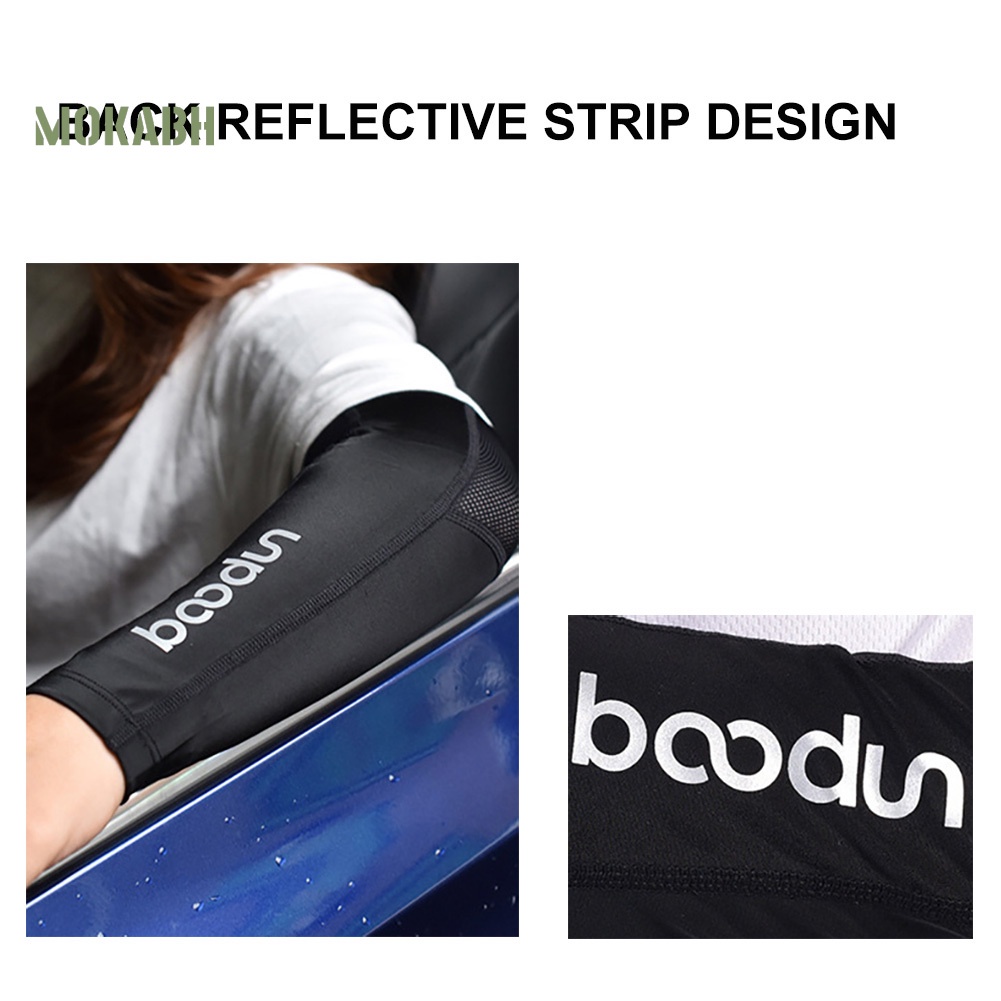 1 Cặp Găng Tay Chống Nắng Tia UV Thoáng Khí Dùng Khi Đạp Xe Ngoài Trời