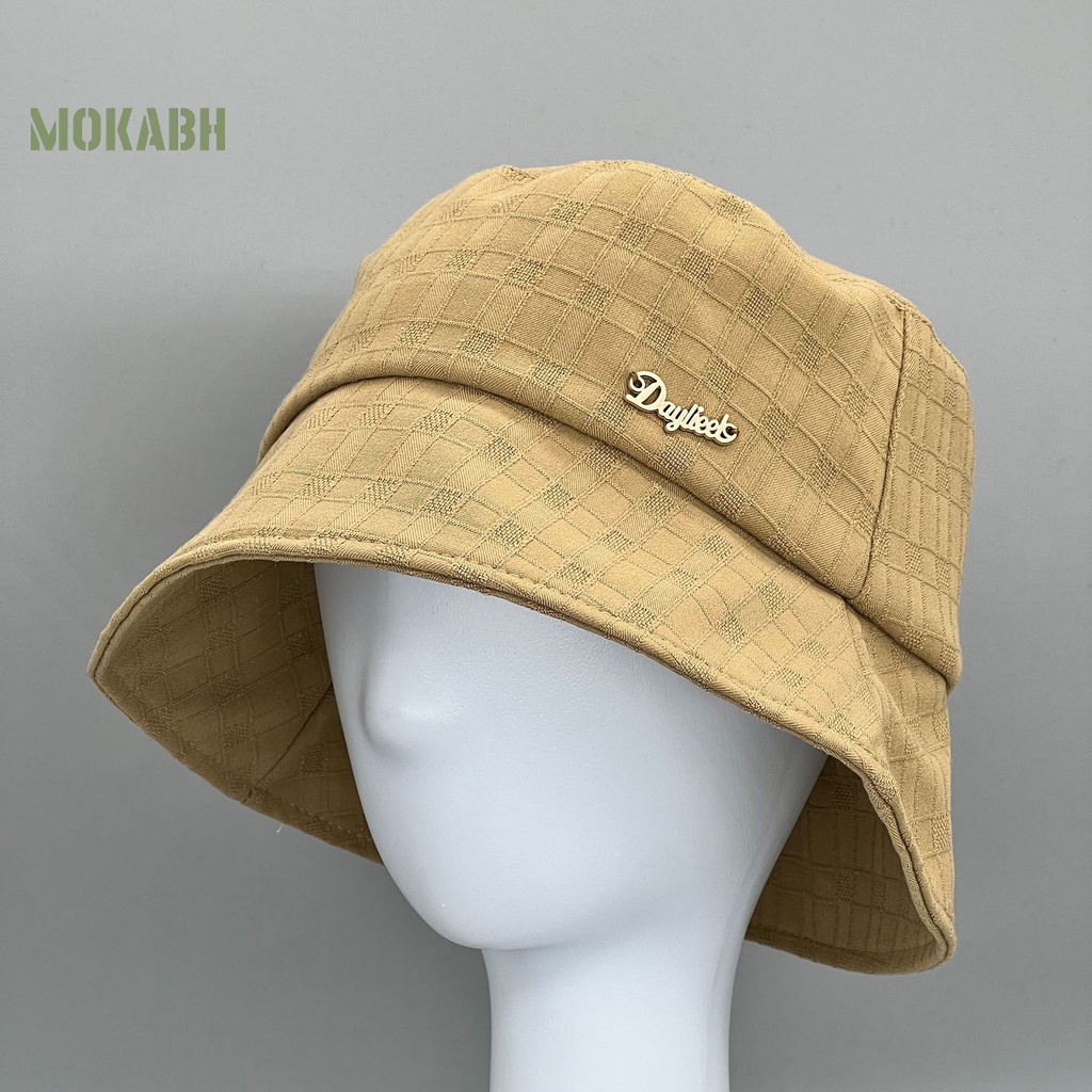 Nón Tai Bèo Thoáng Khí Họa Tiết Sọc Caro Màu Sắc Thời Trang Mùa Hè Cho Nữ