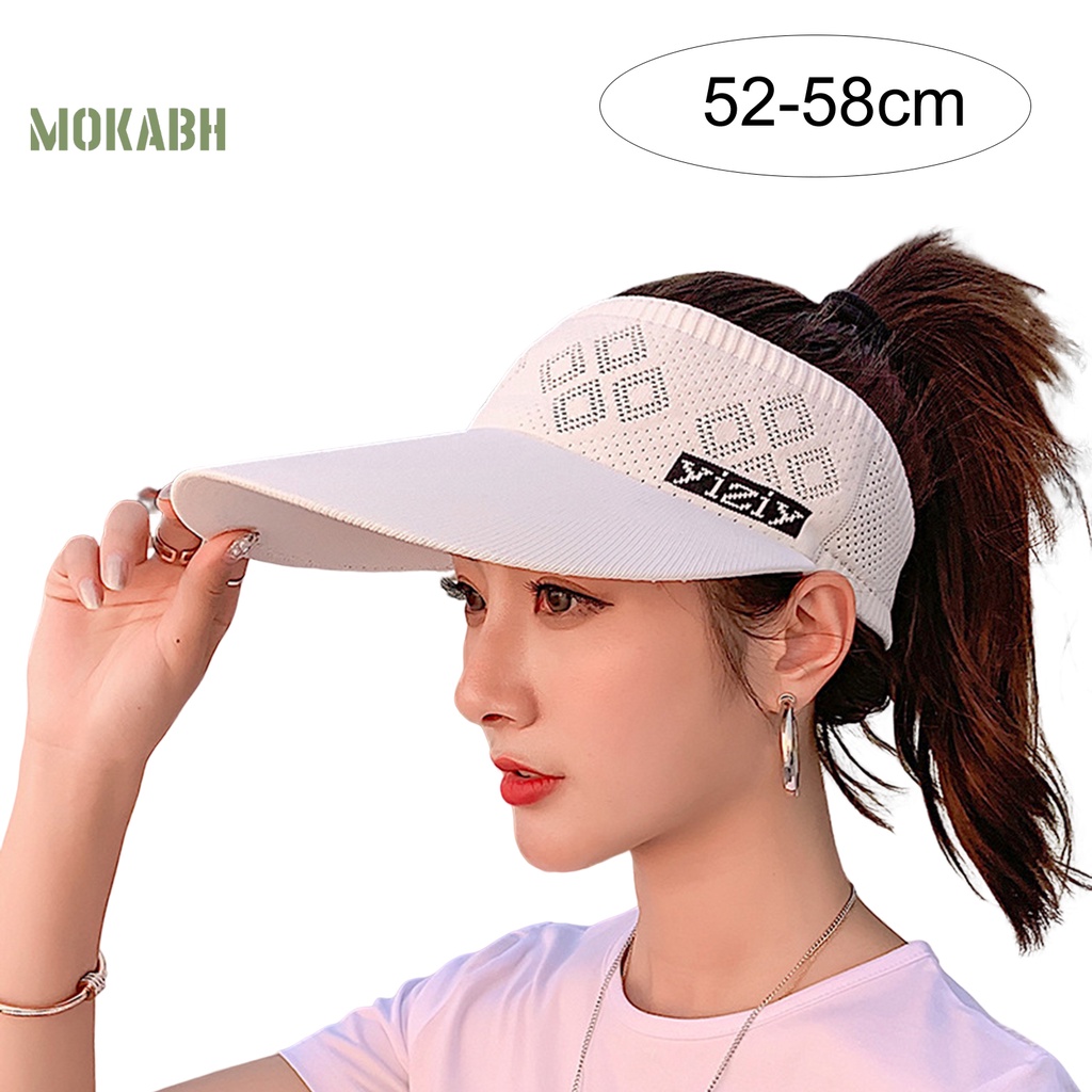 Mũ Lưỡi Trai Hở Chóp Chống Tia UV Có Thể Điều Chỉnh Thoáng Khí Thời Trang Mùa Hè Cho Nam Và Nữ