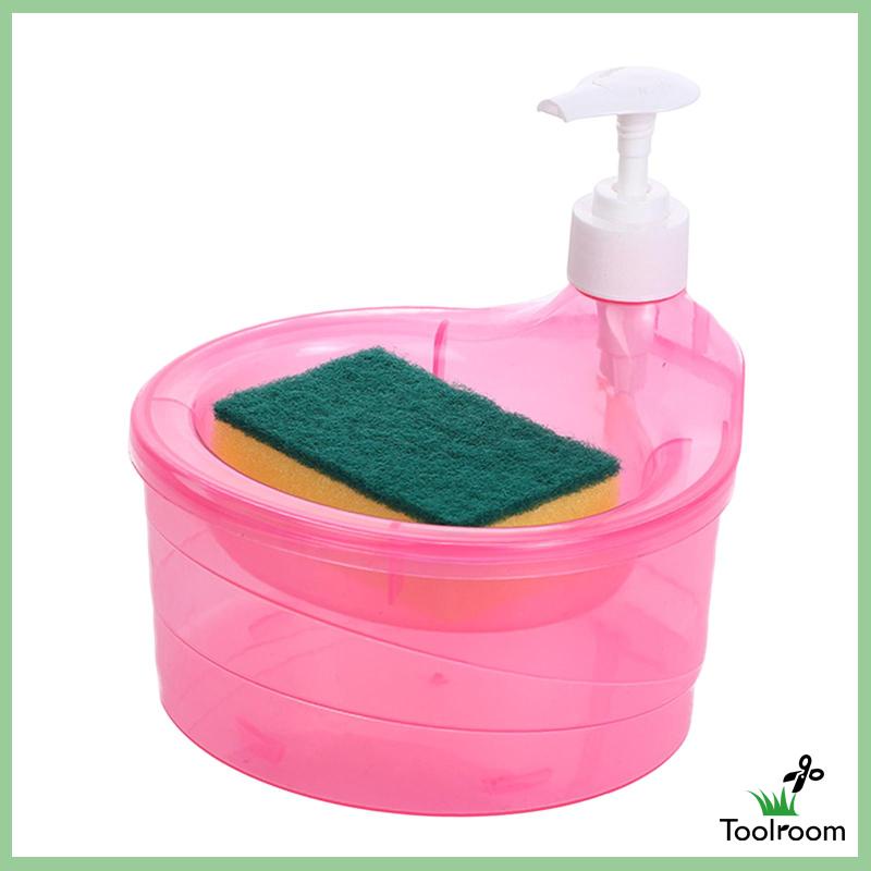 Bình Đựng Xà Phòng Kèm Giá Đỡ Tiện Dụng Cho Nhà Bếp