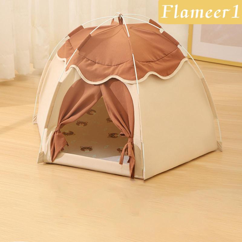 Lều Ngủ Bốn Mùa Thoáng Khí Thoải Mái Di Động Cho Thú Cưng Flameameer1