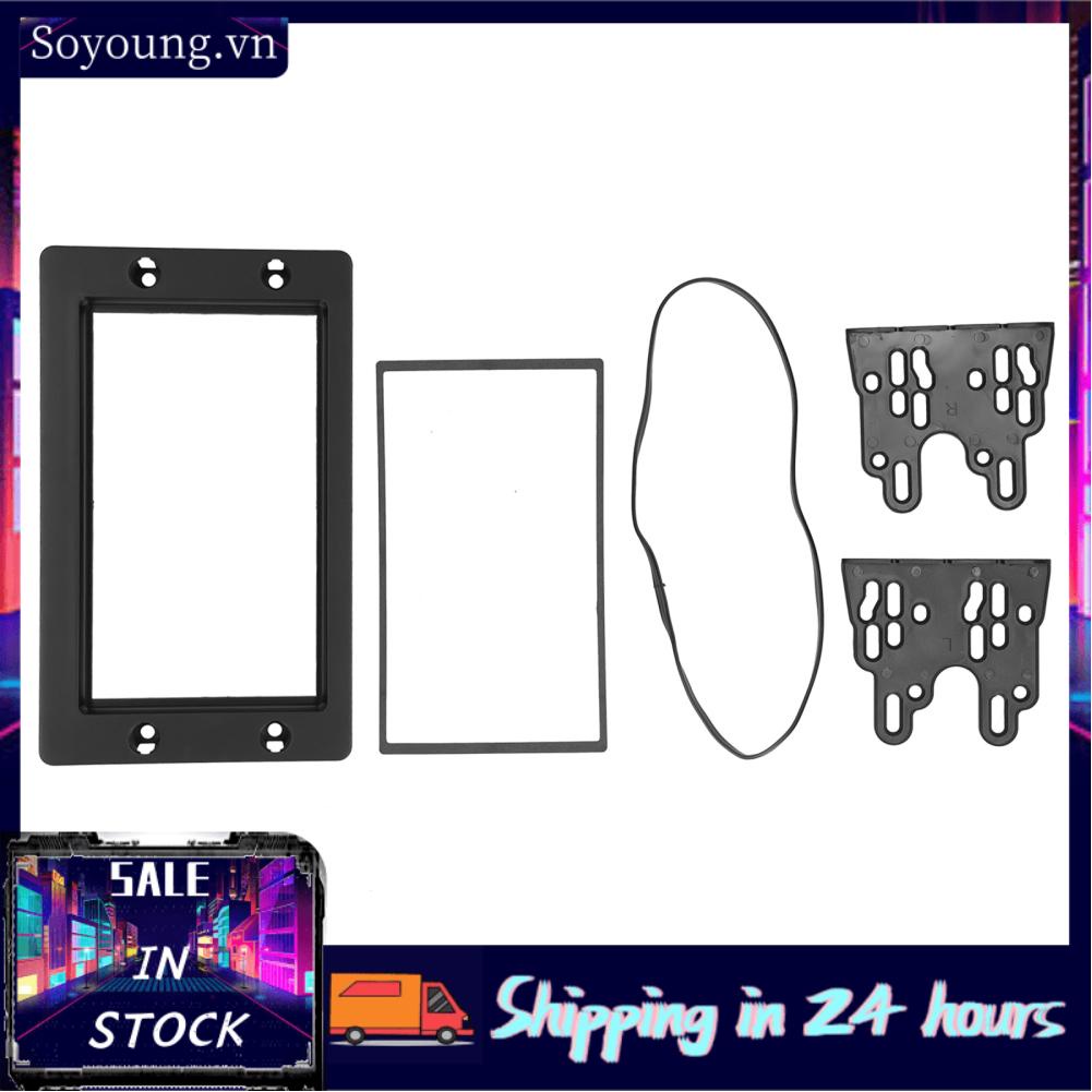Soyoung 2Din Stereo  Fascia DVD Audio Panel Frame for Saab 9-5 1998+ 8in Screen