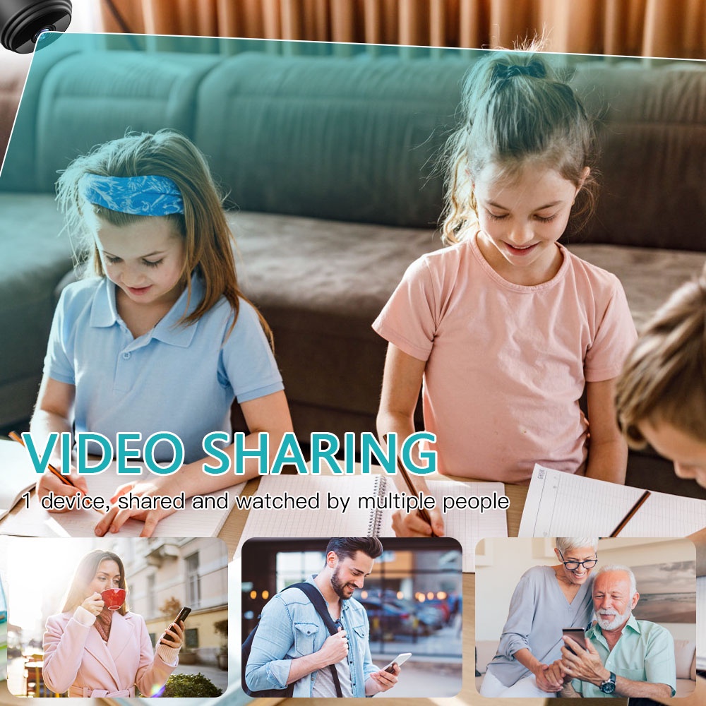 Camera Giám Sát Nhà Thông Minh Kết Nối WiFi HD A9 A9 Cho JXL CAM APP