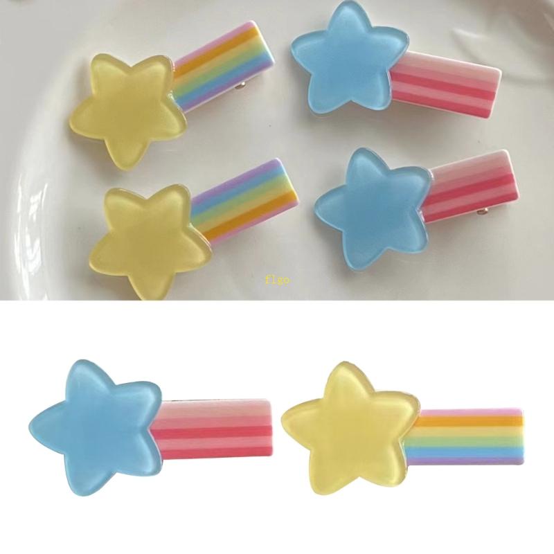 Kẹp Tóc Hình Ngôi Sao Mỏ Vịt Dễ Thương Thời Trang Xuân Hè Cho Bạn Gái