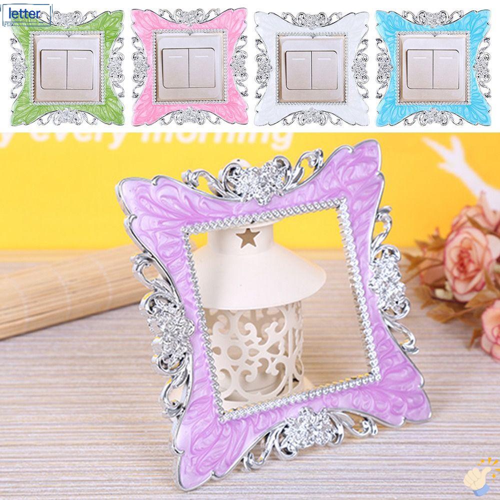 Vỏ Bọc Công Tắc Đèn Gắn Tường Bằng Nhựa Phong Cách Châu Âu Sang Trọng