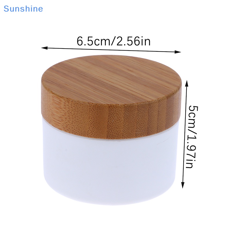 1 Hộp Rỗng Bằng Nhựa PP Có Nắp Đậy Đựng Kem Trang Điểm