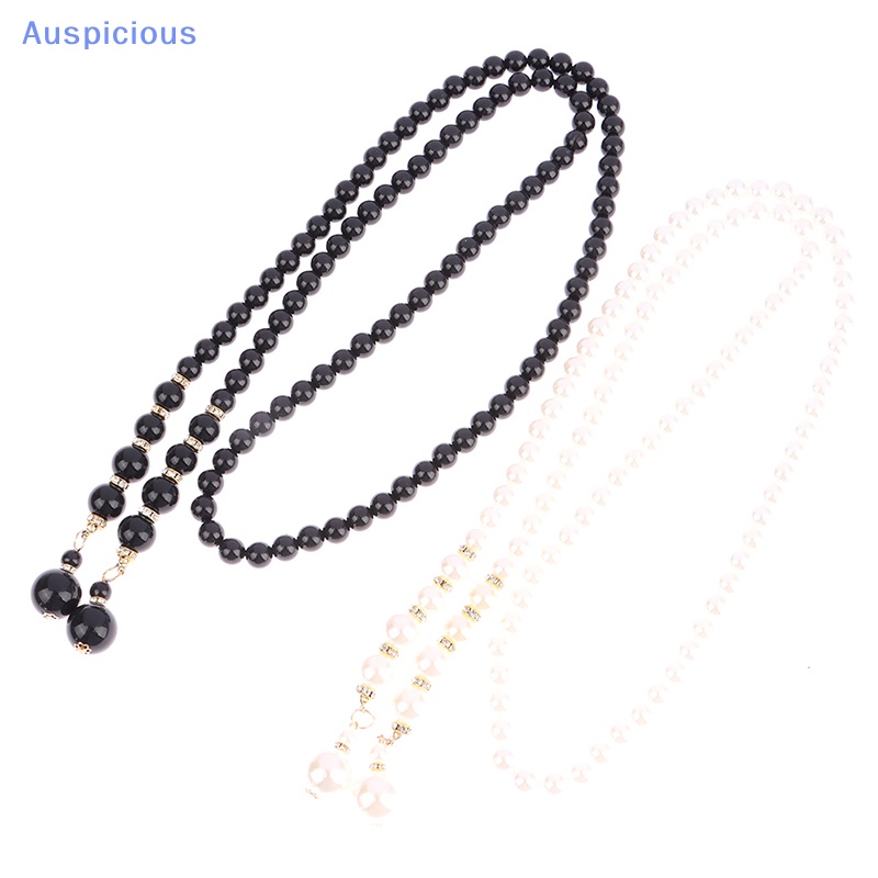 Dây Thắt Lưng Chuỗi Ngọc Trai Bằng Kim Loại Thanh Lịch Cho Nữ