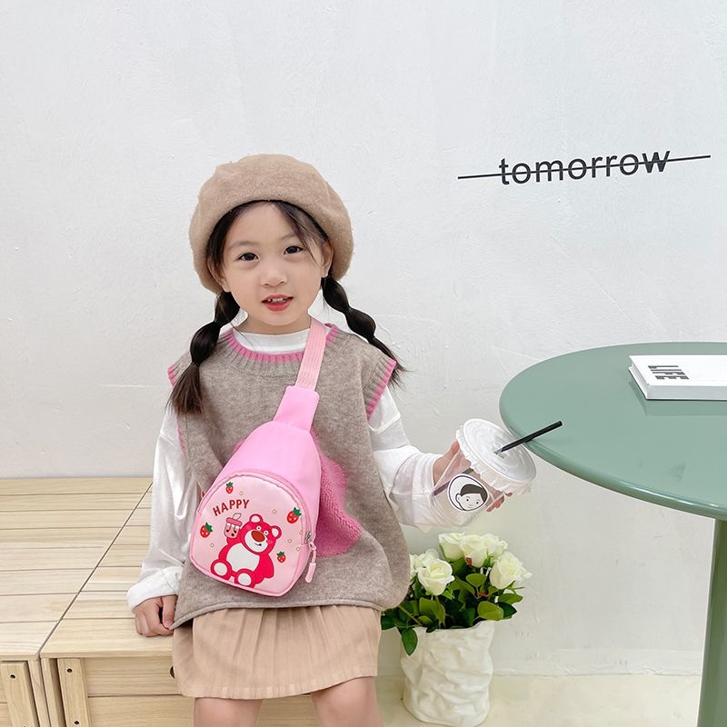 Túi Đeo Chéo Ngực Thiết Kế Nhỏ Nhắn Thời Trang Xinh Xắn Dành Cho Bé Mẫu Giáo