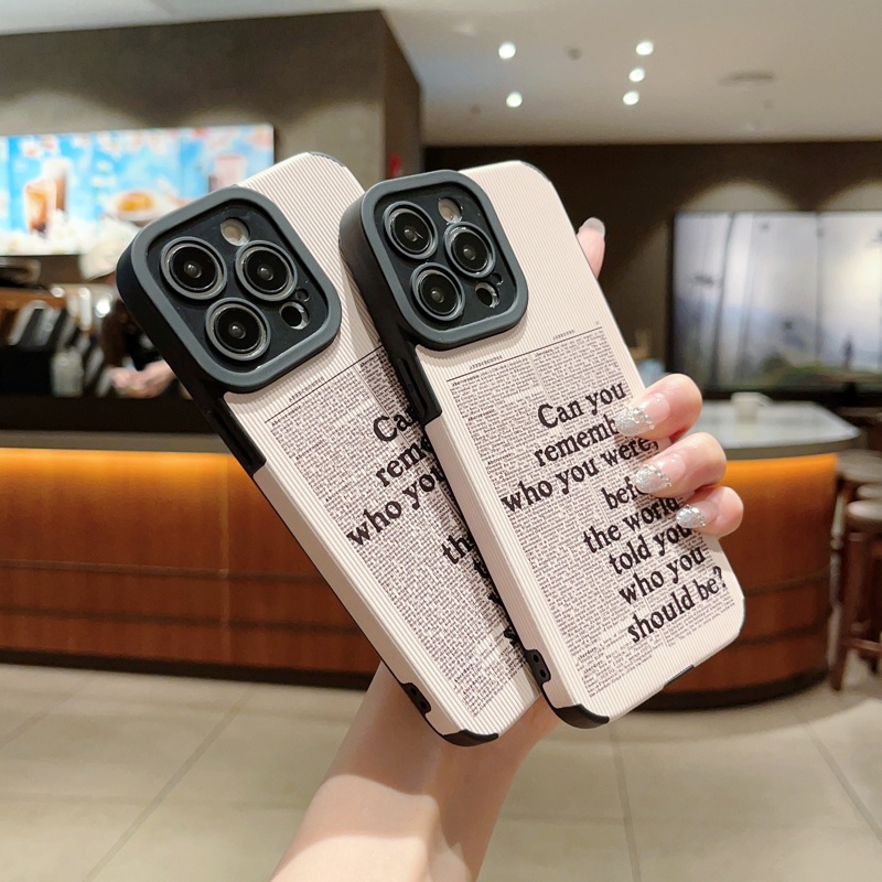 Ốp Điện Thoại TPU Mềm Kết Cấu Da Chống Trượt Chống Sốc Cho iPhone 14 Pro Max 13 12 11 Pro X XS XR 7 8 Plus SE Sự Bảo Vệ