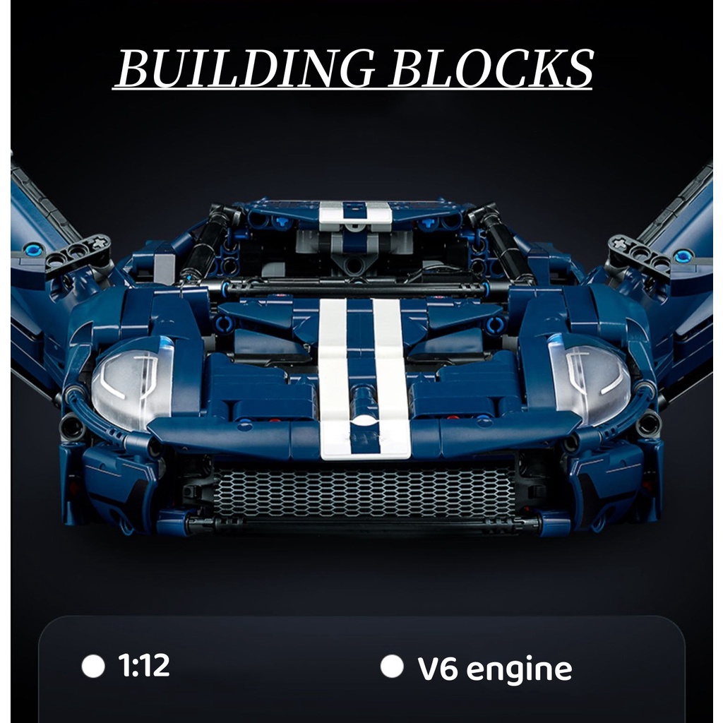 Đồ chơi lắp ráp mô hình Technic Siêu Xe Thể Thao Ford GT 6116