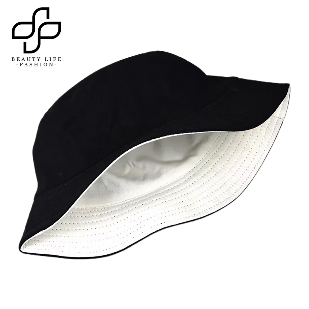 Mũ Bucket Vành Rộng Màu Trơn Thời Trang Làm Việc / Câu Cá