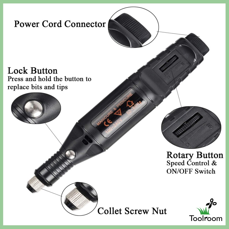 Máy Khoan Đánh Bóng Mini Cầm Tay Phích Cắm EU