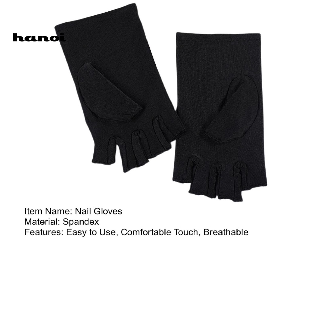 1 Đôi Găng Tay Co Giãn Thoáng Khí Không Để Lại Dấu Ngón Tay Chống Tia UV Khi Lái Xe