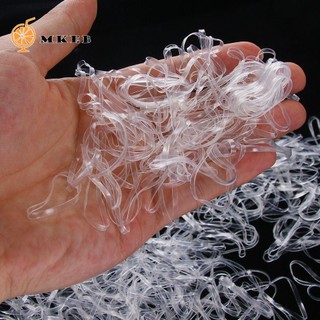 MKEB Set 500 dây thun cột tóc trong suốt co giãn tiện dụng dành cho nữ
