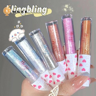MKEB Phấn Mắt Kiêm Kẻ Mắt Dạng Lỏng Màu Nhũ Kim Tuyến Lấp Lánh