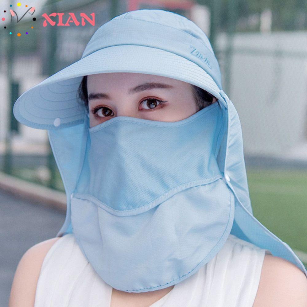 Mũ Rộng Vành Che Nắng Thoáng Khí Có Thể Tháo Rời Cho Nữ