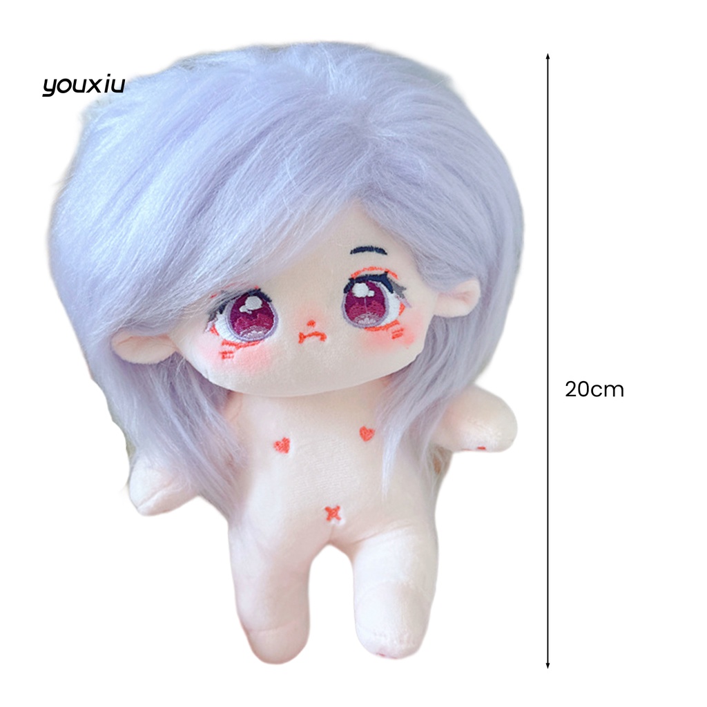 Búp Bê Nhồi Bông Cotton PP Mềm Mại 20cm Hình Em Bé Trần Nhà Đáng Yêu