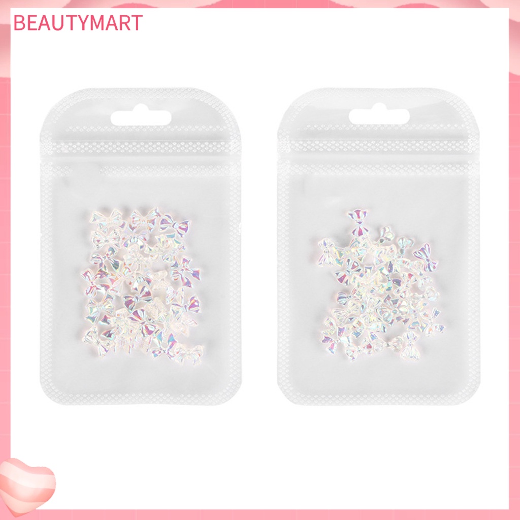 Set 30 Phụ Kiện Nơ Đính Trang Trí Móng Tay Nghệ Thuật Cho Nữ