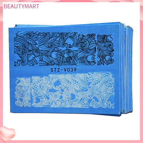 Bộ 48 Miếng Dán Móng Tay Chuyển Nước DIY Phong Cách Ngẫu Nhiên