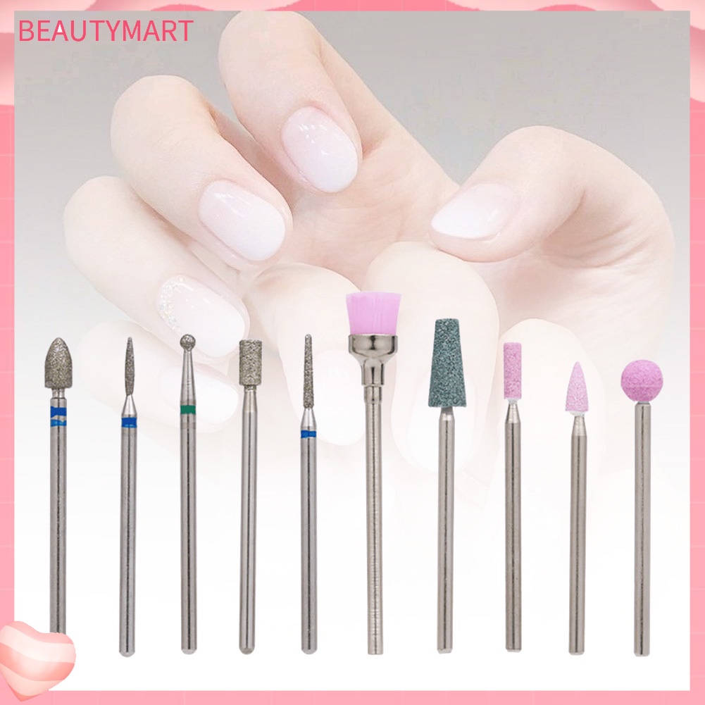Bộ 10 Đầu Mài Móng Tay Chuyên Dụng Chất Lượng Cao