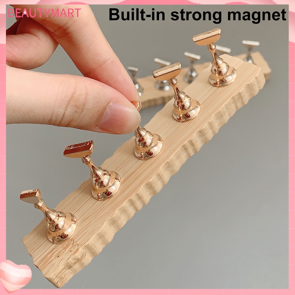 1 Bộ Giá Đỡ Móng Tay Giả Bằng Hợp Kim Hấp Thụ Mạnh Dùng Trưng Bày