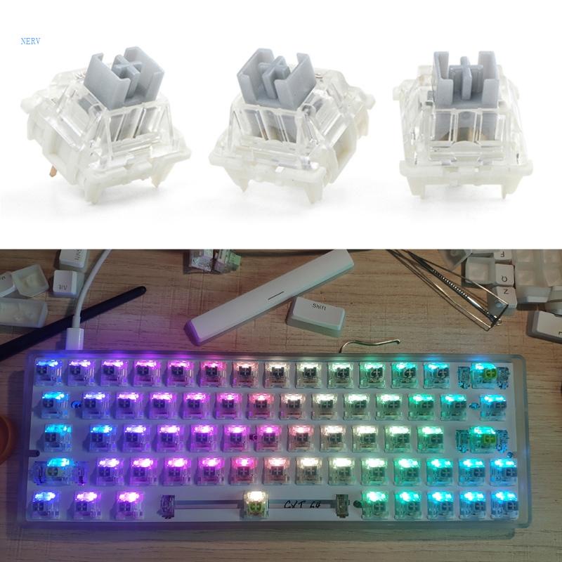 Set 2 Công Tắc Bạc Dành Cho Bàn Phím Cơ 45g Axis 5Pin 45g