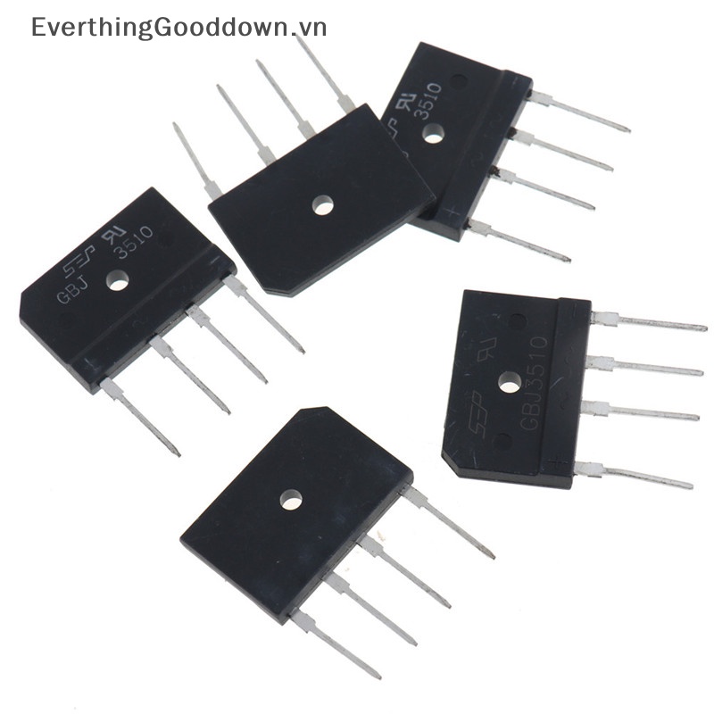 Set 5 Cầu Chỉnh Lưu GBJ3510 GBJ3510 35A 1000V Chuyên Dụng