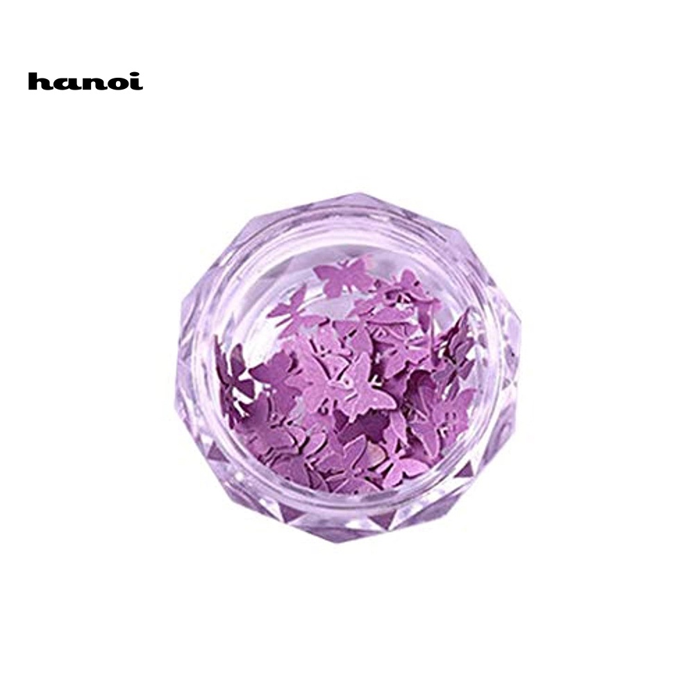 Miếng Dán Trang Trí Móng Tay Hình Bướm Mini DIY