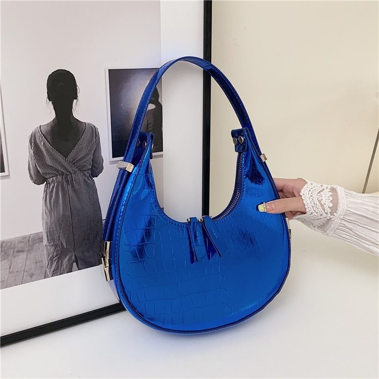 Túi Xách JASMIN NOIR Đeo Vai Họa Tiết Da Cá Sấu Thời Trang Hàn Quốc Cho Nữ