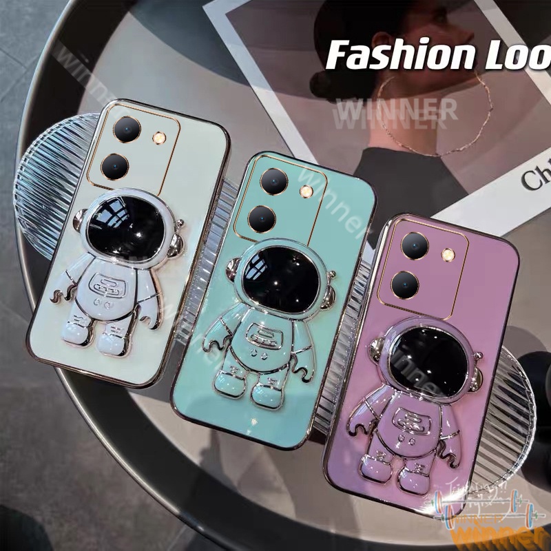 Ốp Lưng vivo Y36 Y78 Y35 Y02 Y02A Y02S Y15S Y15A Y01 Y22 Y22S Ốp Điện Thoại In Hình Phi Hành Gia 1 Cho