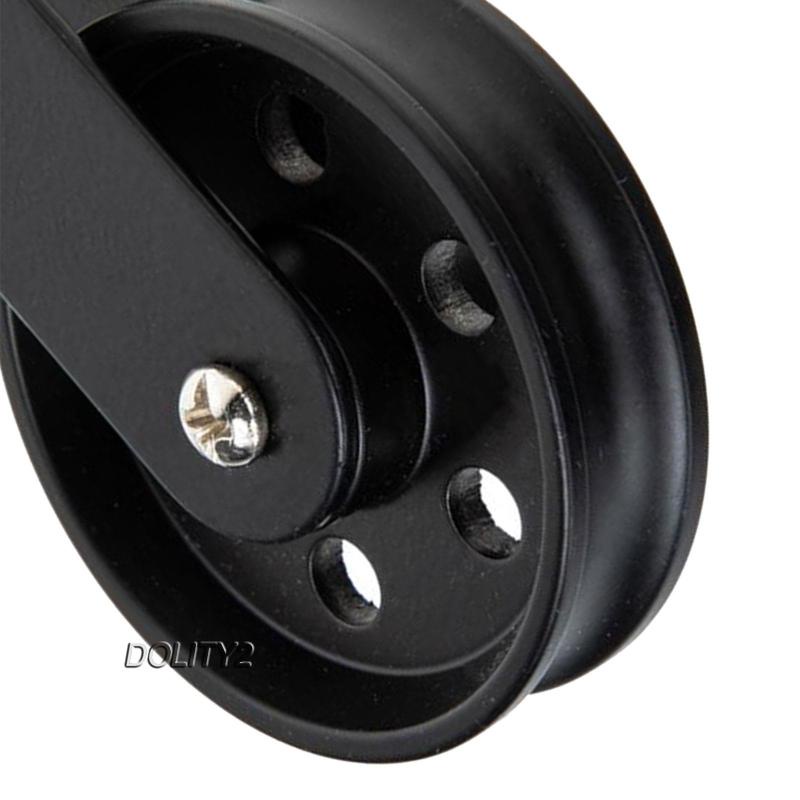 Bánh Xe Ròng Rọc Bằng Sắt Phong Cách Vintage [Dolity2] DIY Cho Đèn Trang Trại / Nhà Hàng