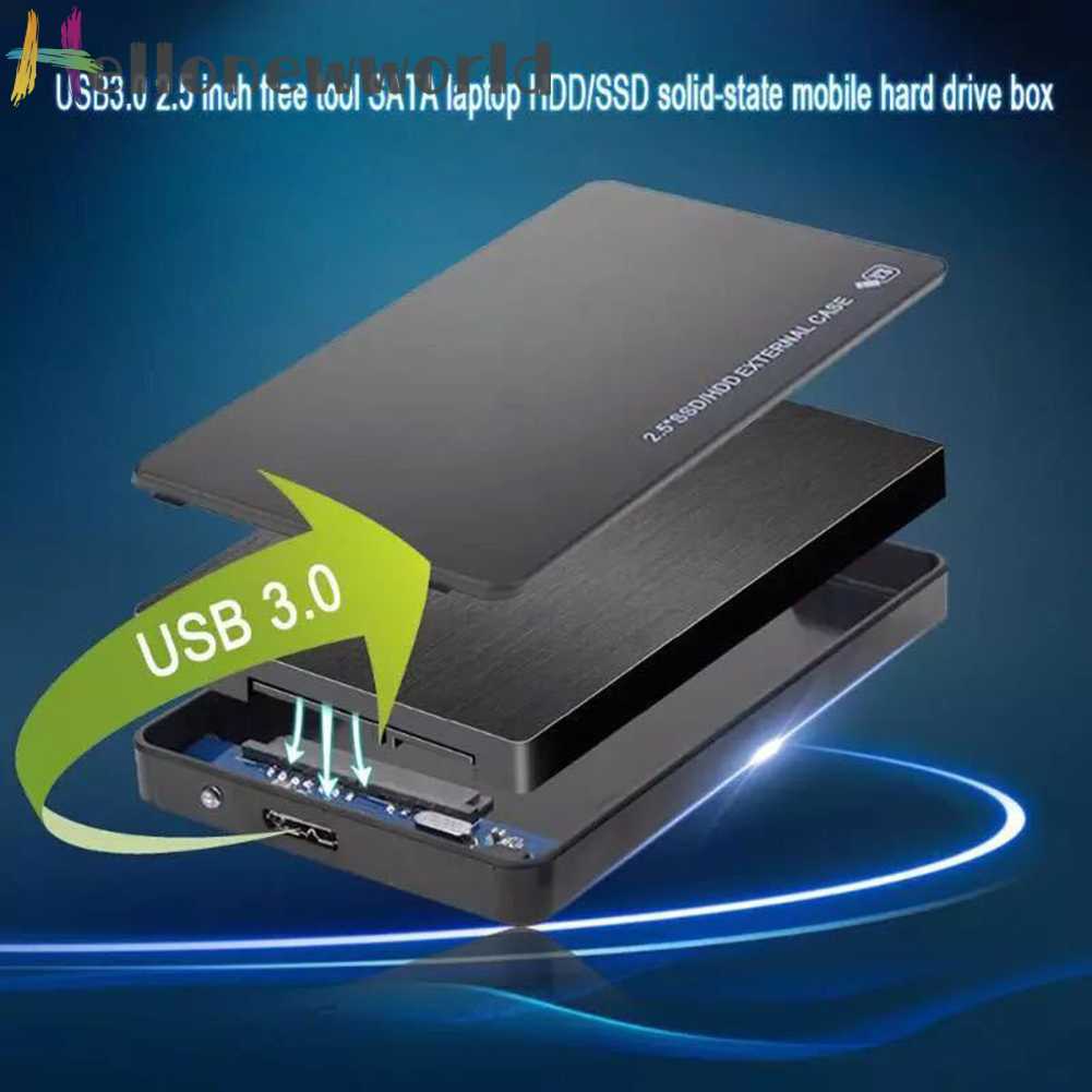 Hộp Đựng Ổ Cứng Ngoài 2.5 inch USB3.0 SATA HDD SSD Ốp