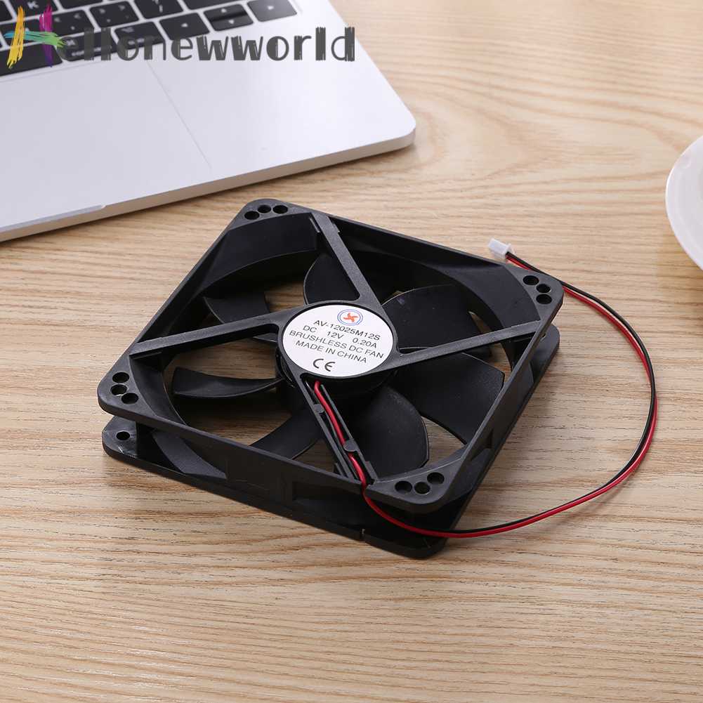 Yd- YD-Túi Đựng Đồ Dùng Tiện Lợi1212025Quạt Tản Nhiệt 7 Cánh SH DC12V 118x118x24mm Cho Máy Tính